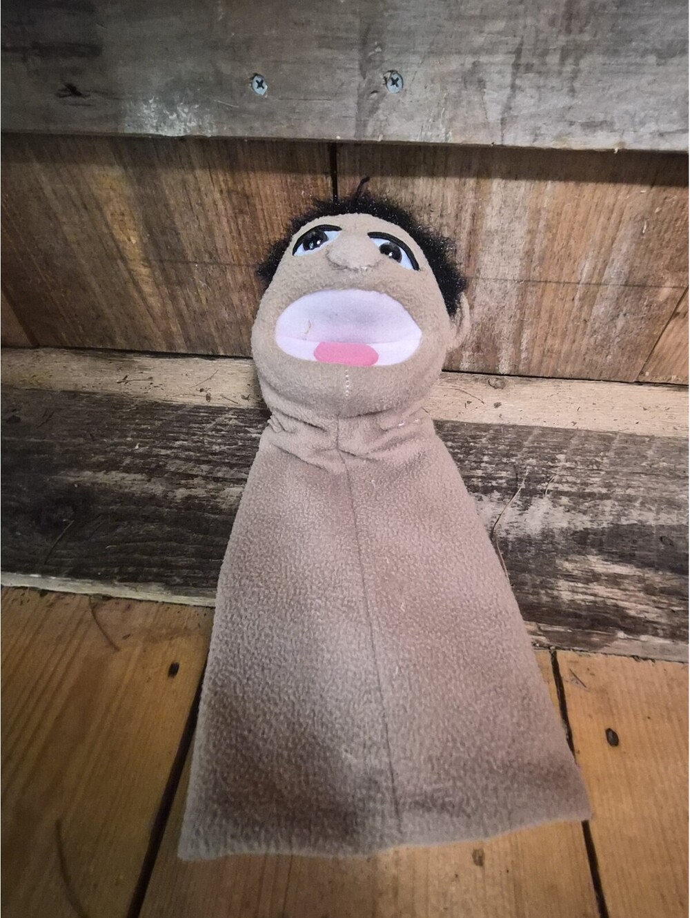 Sml Hand Puppet Heavily Damaged No Arms Or Mustache